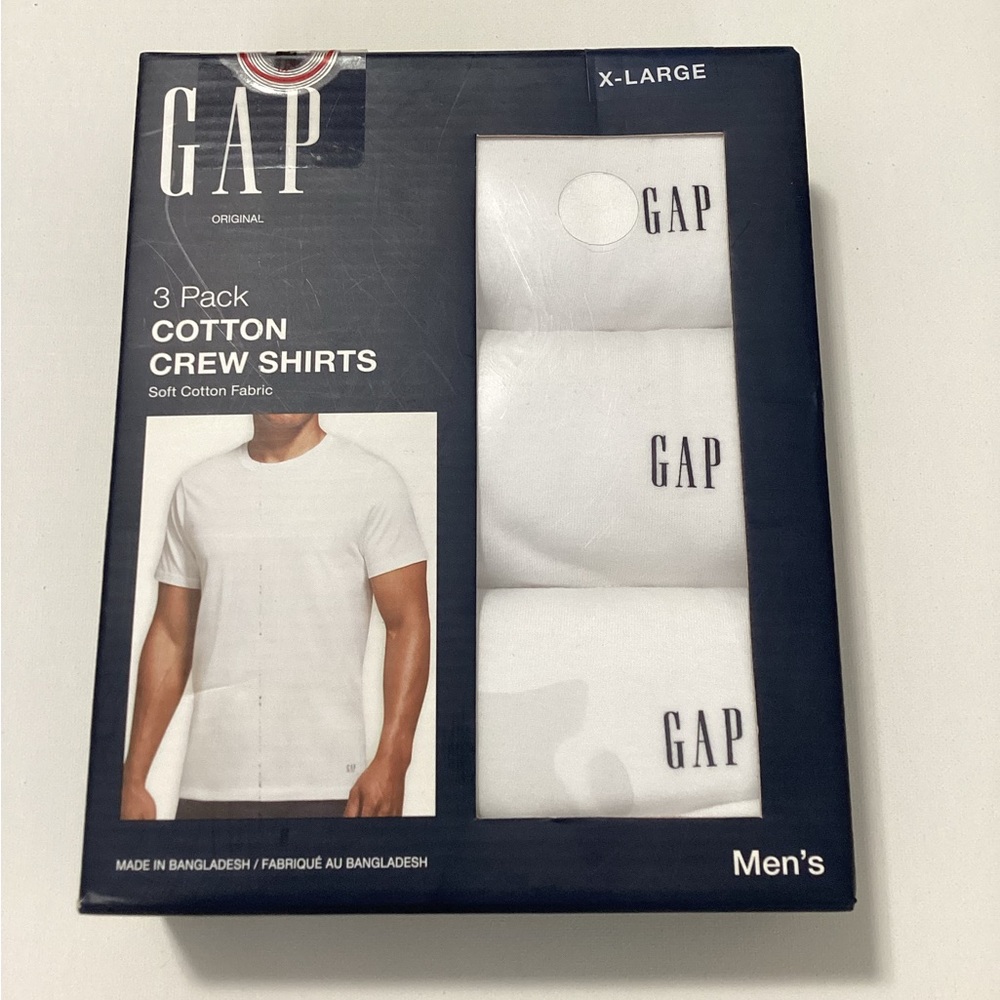 Gap Crew Shirts 3 Pack